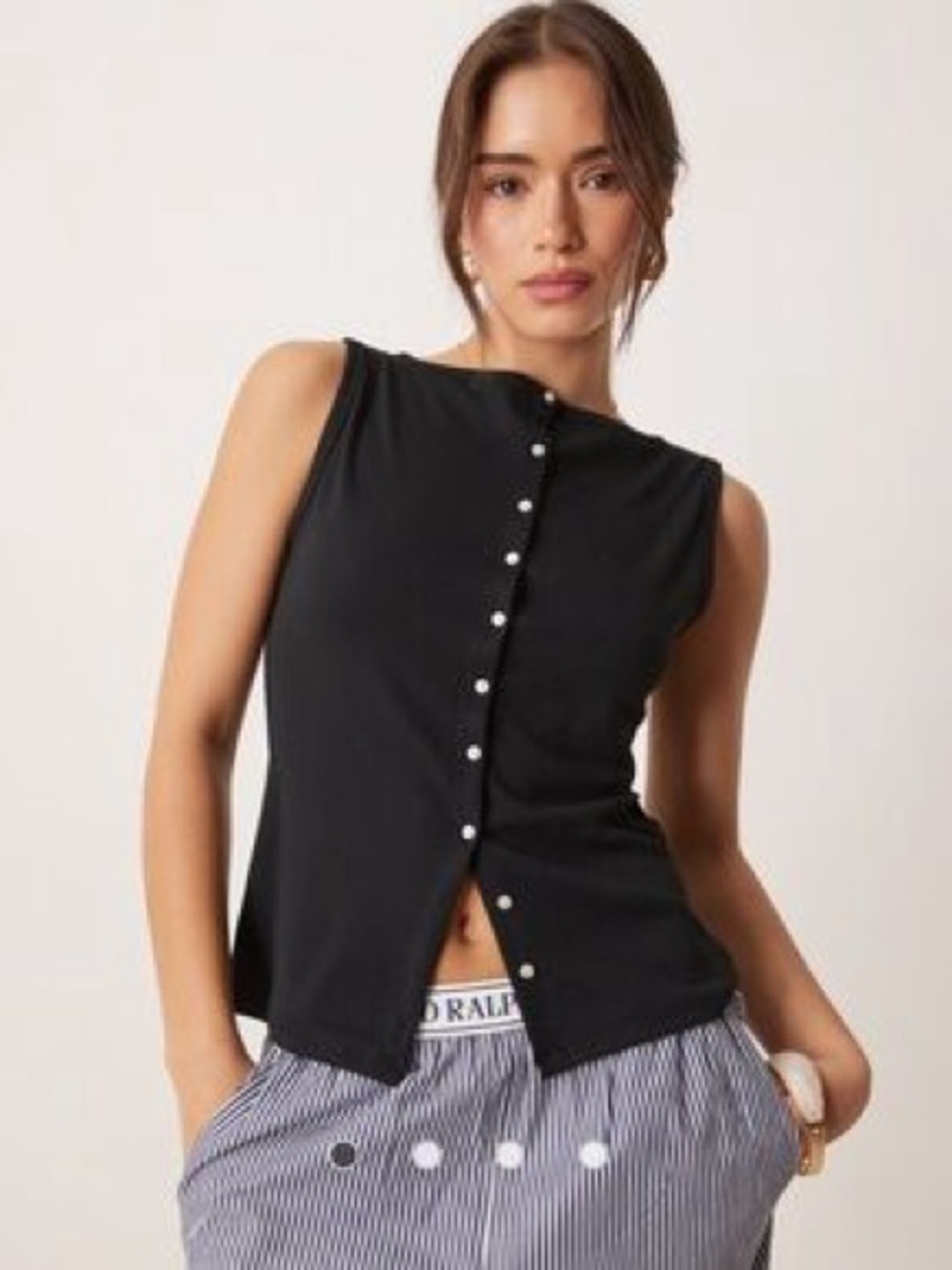Abercombie Button Down Ribbed Shirt